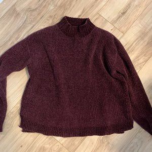 Velvety Maroon Sweater